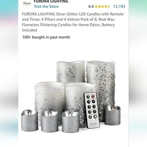 8 Led Candles with remote control